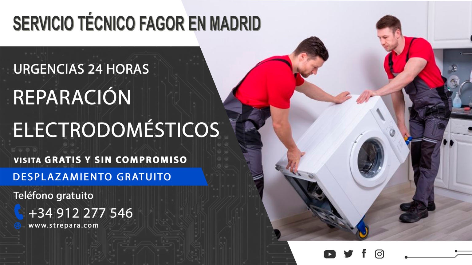 Servicio tecnico fagor en Madrid banner